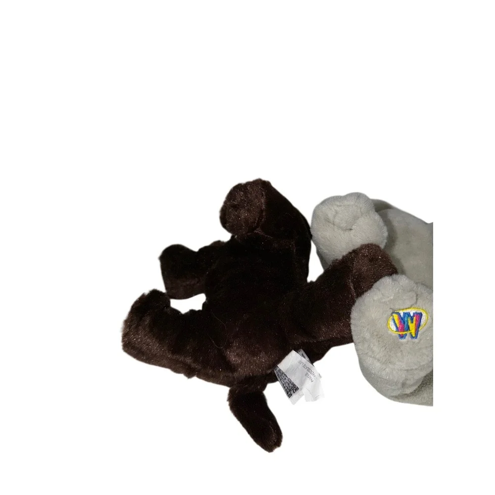 Ganz Webkinz Dog Plush Lot of 4 Chocolate Black Yellow Lab Beagle Stuffed Animal
